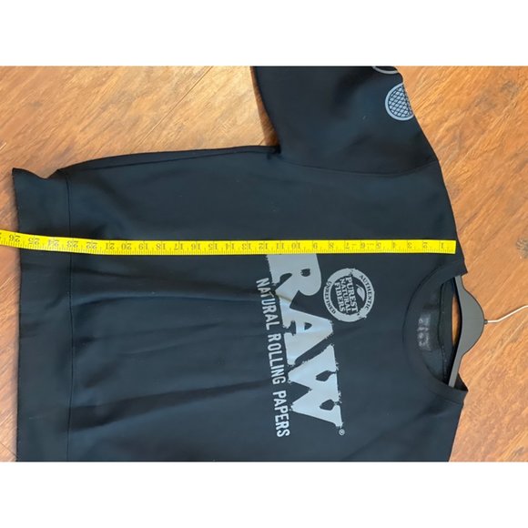 Rolling Papers Supernatural Raw Black Men's Long Sleeve Sweatshirt Size Medium - Picture 7 of 7